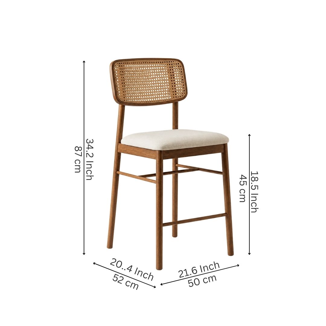 Oak & Cane Scandi Dining Chair