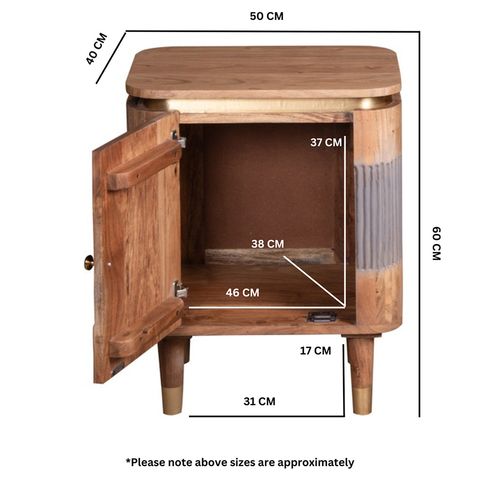 Baku Range 1 Door Bedside Table