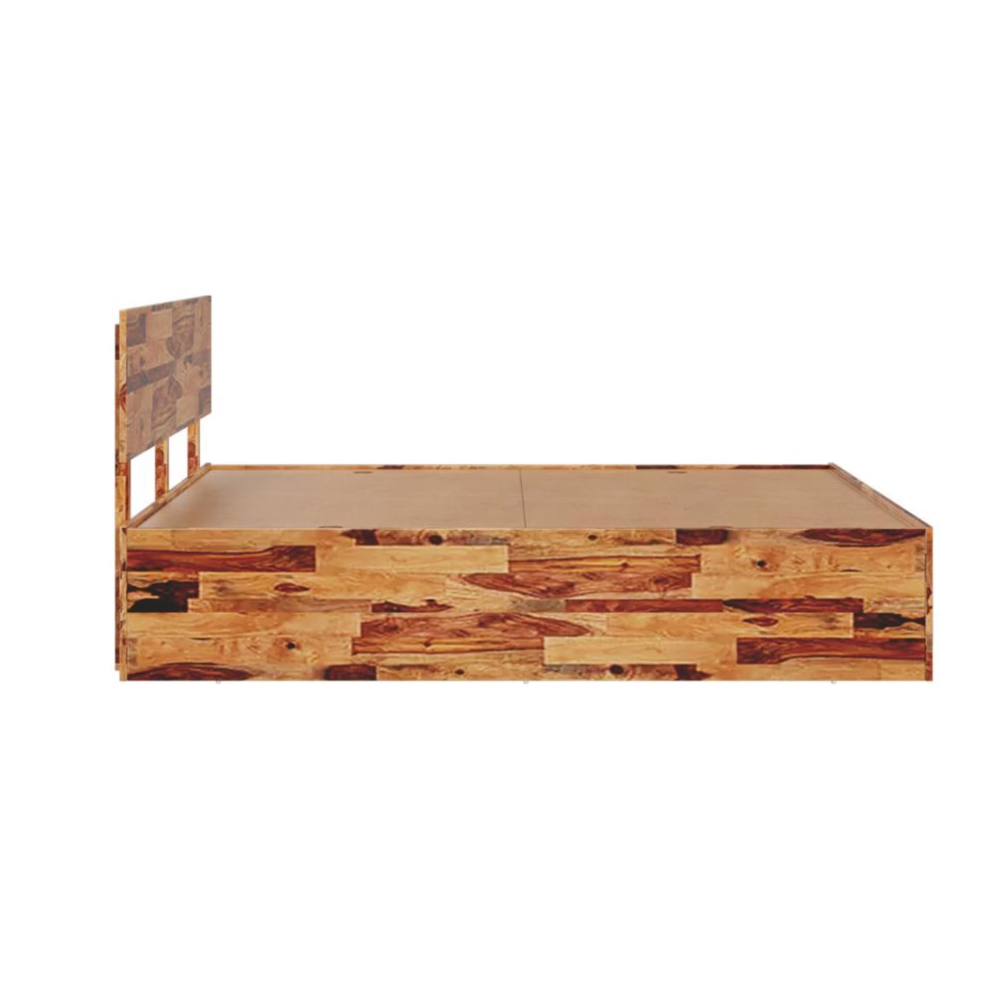Wood Aura Bed With Storage