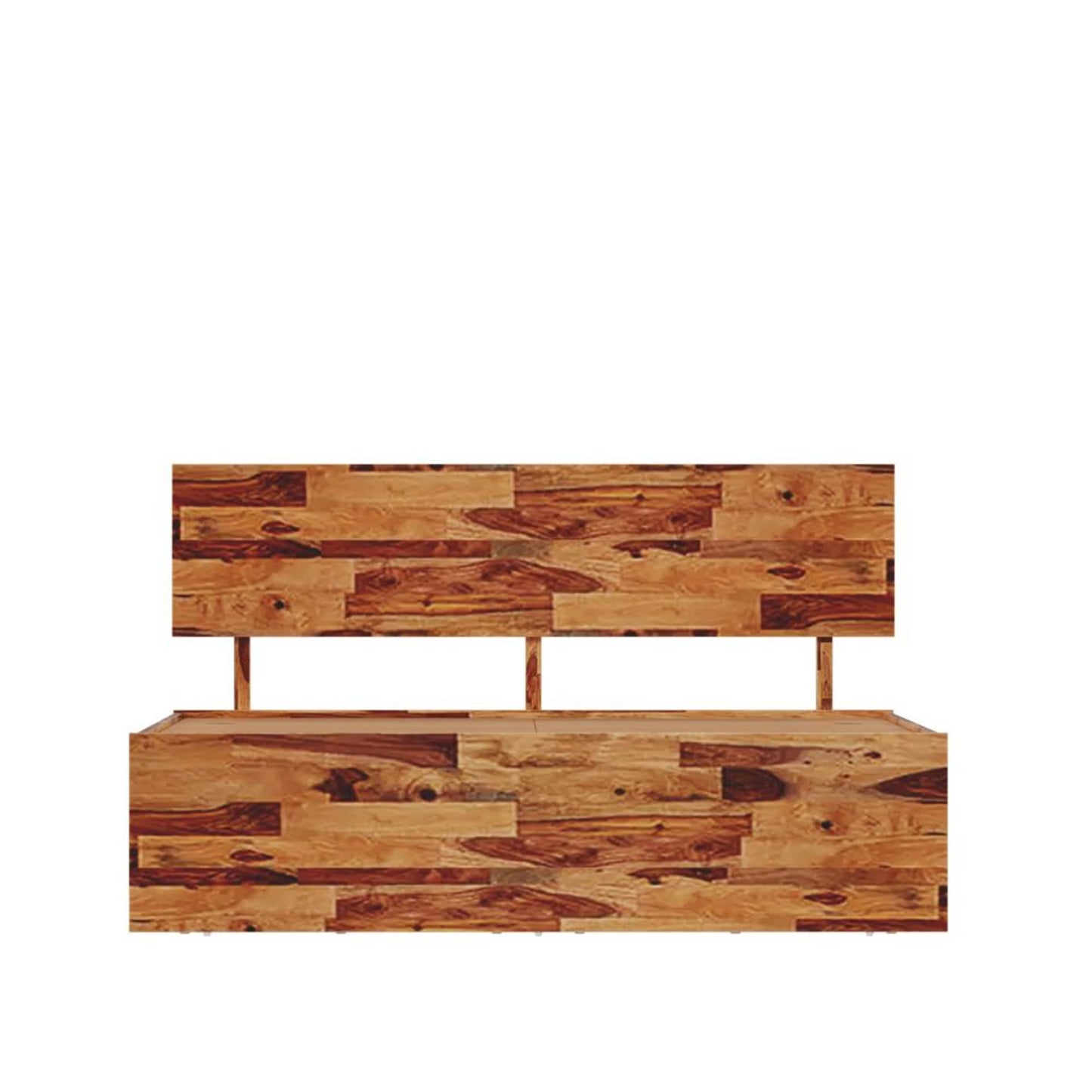 Wood Aura Bed With Storage