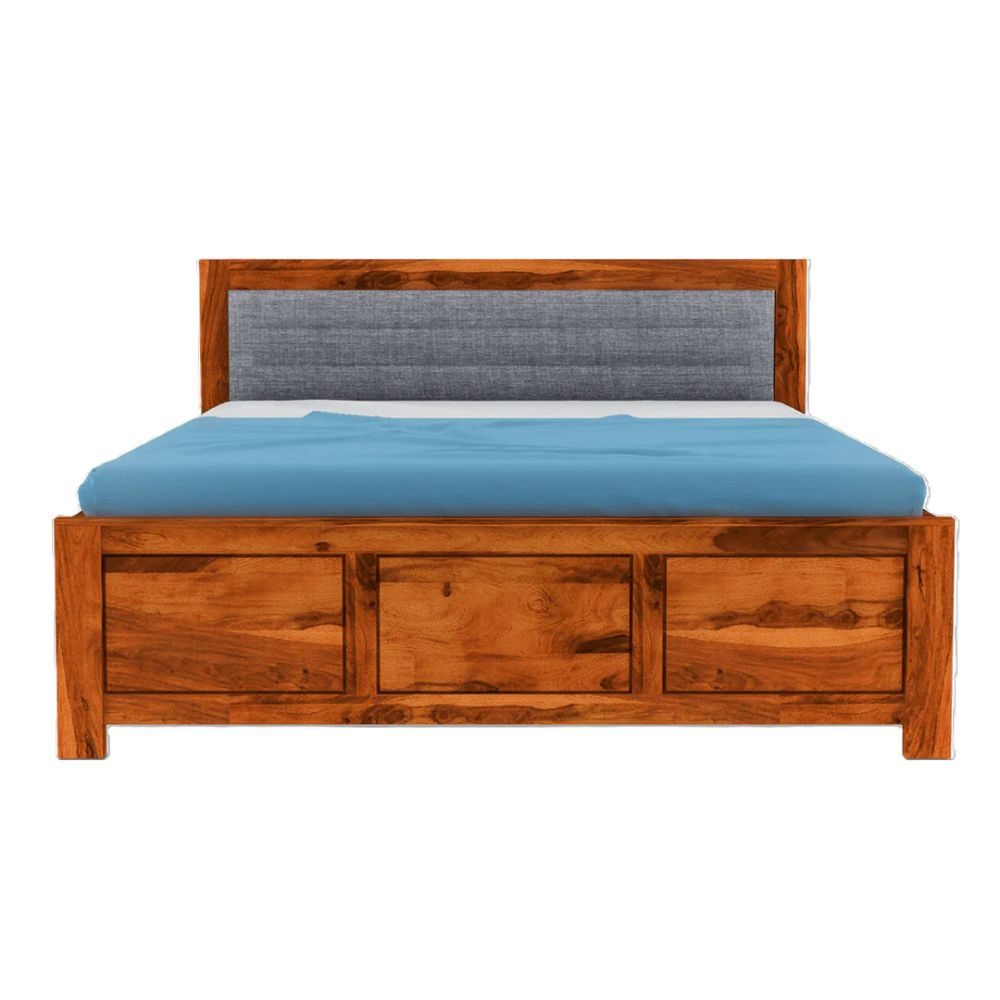 Eco Haven Wood Bed With Storage