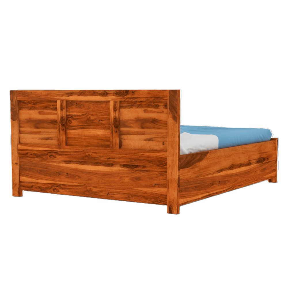 Eco Haven Wood Bed With Storage