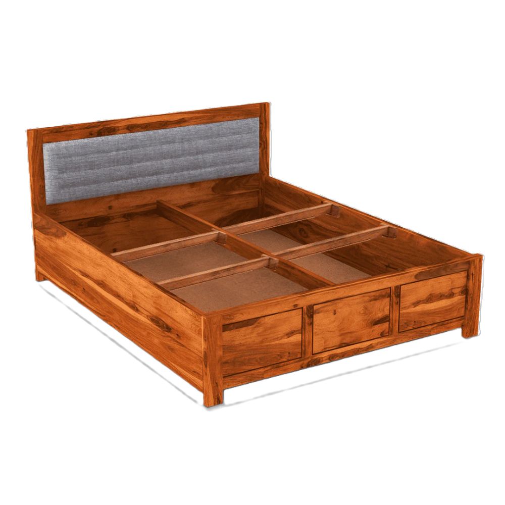 Eco Haven Wood Bed With Storage