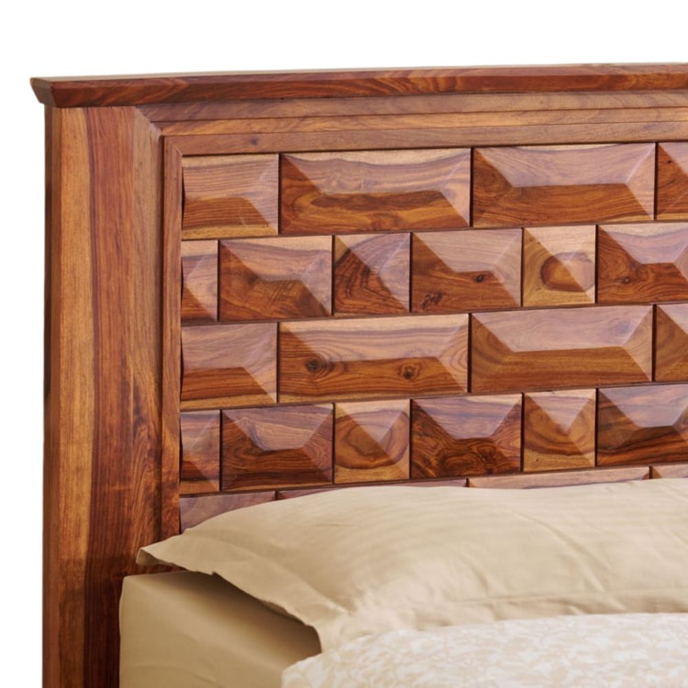 Nestura Wood Bed With Storage