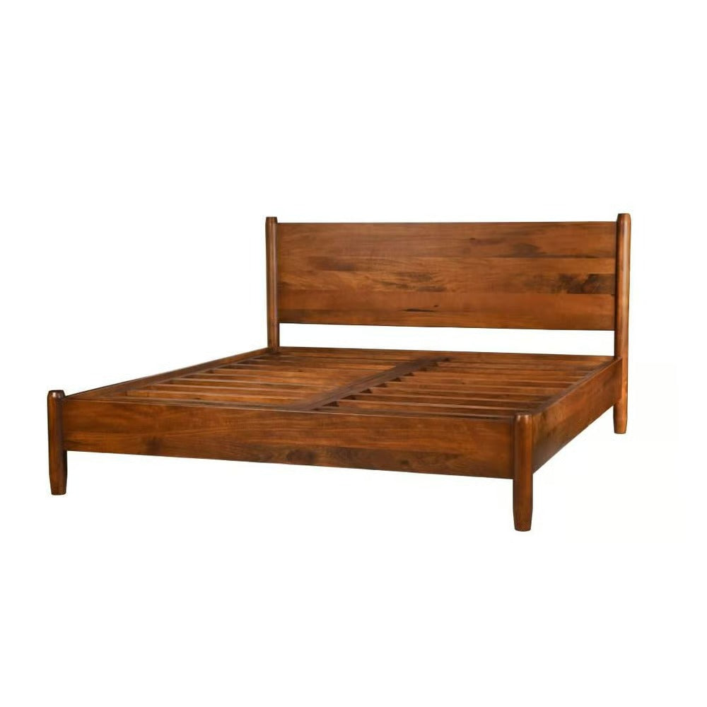 Solid Acacia Wood Bed Frame – Luxury & Durability
