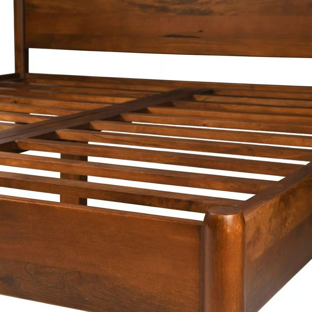 Solid Acacia Wood Bed Frame – Luxury & Durability