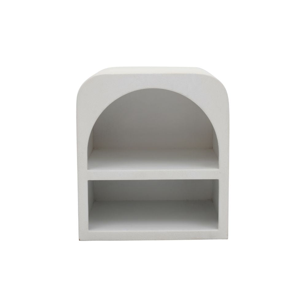 Modern Geo Bedside Table | Sleek Storage Nightstand for Bedrooms