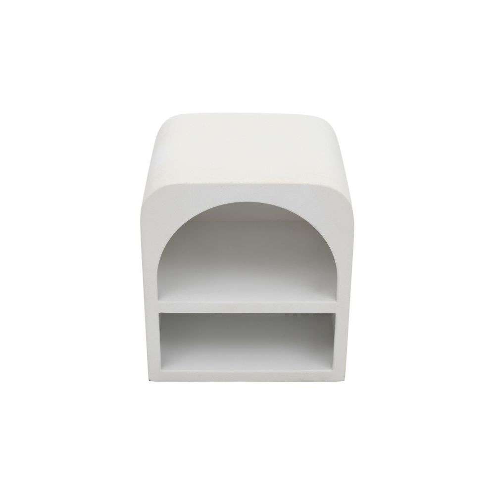 Modern Geo Bedside Table | Sleek Storage Nightstand for Bedrooms