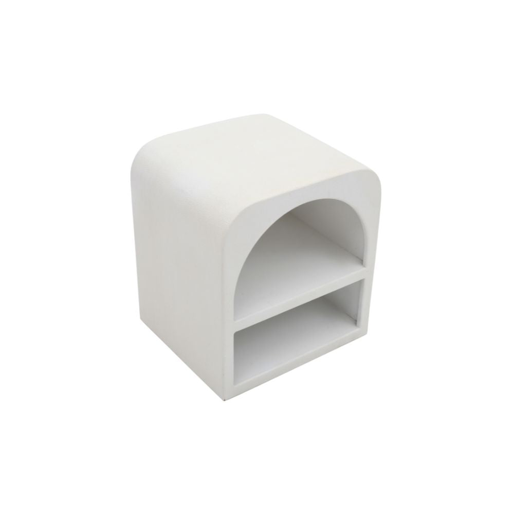 Modern Geo Bedside Table | Sleek Storage Nightstand for Bedrooms