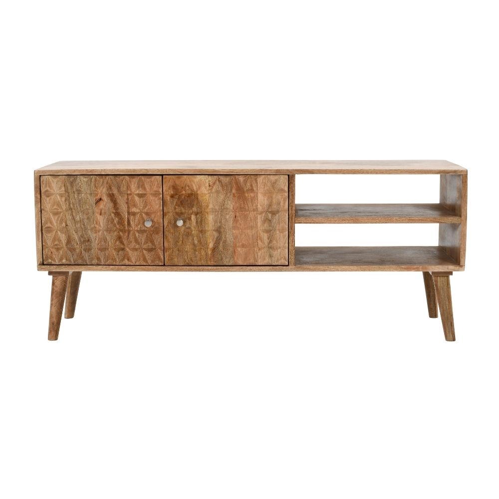 Marlow Light Mango Wood TV Stand
