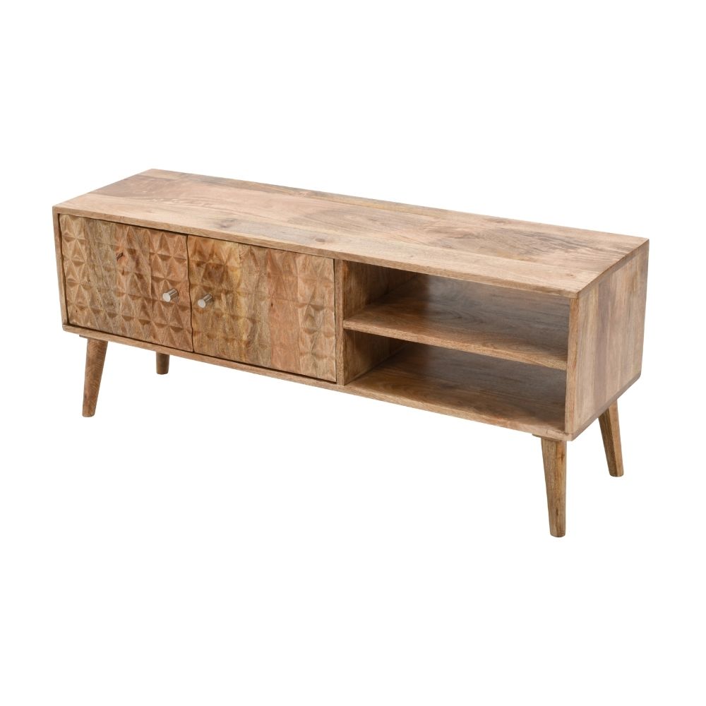 Marlow Light Mango Wood TV Stand