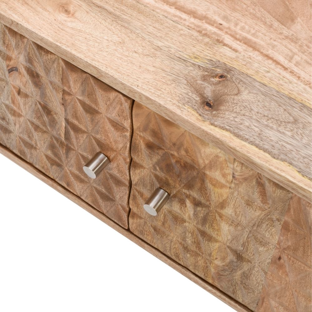 Marlow Light Mango Wood TV Stand