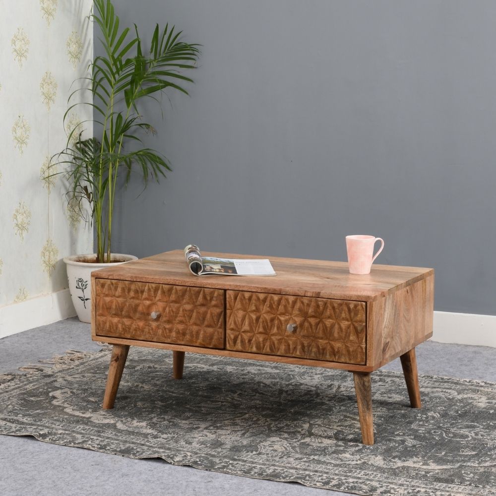 Marlow Light Mango Wood Coffee Table