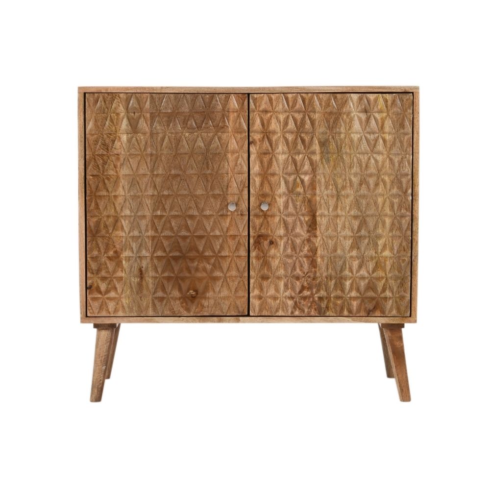 Marlow Light Mango Wood 2 Door Sideboard