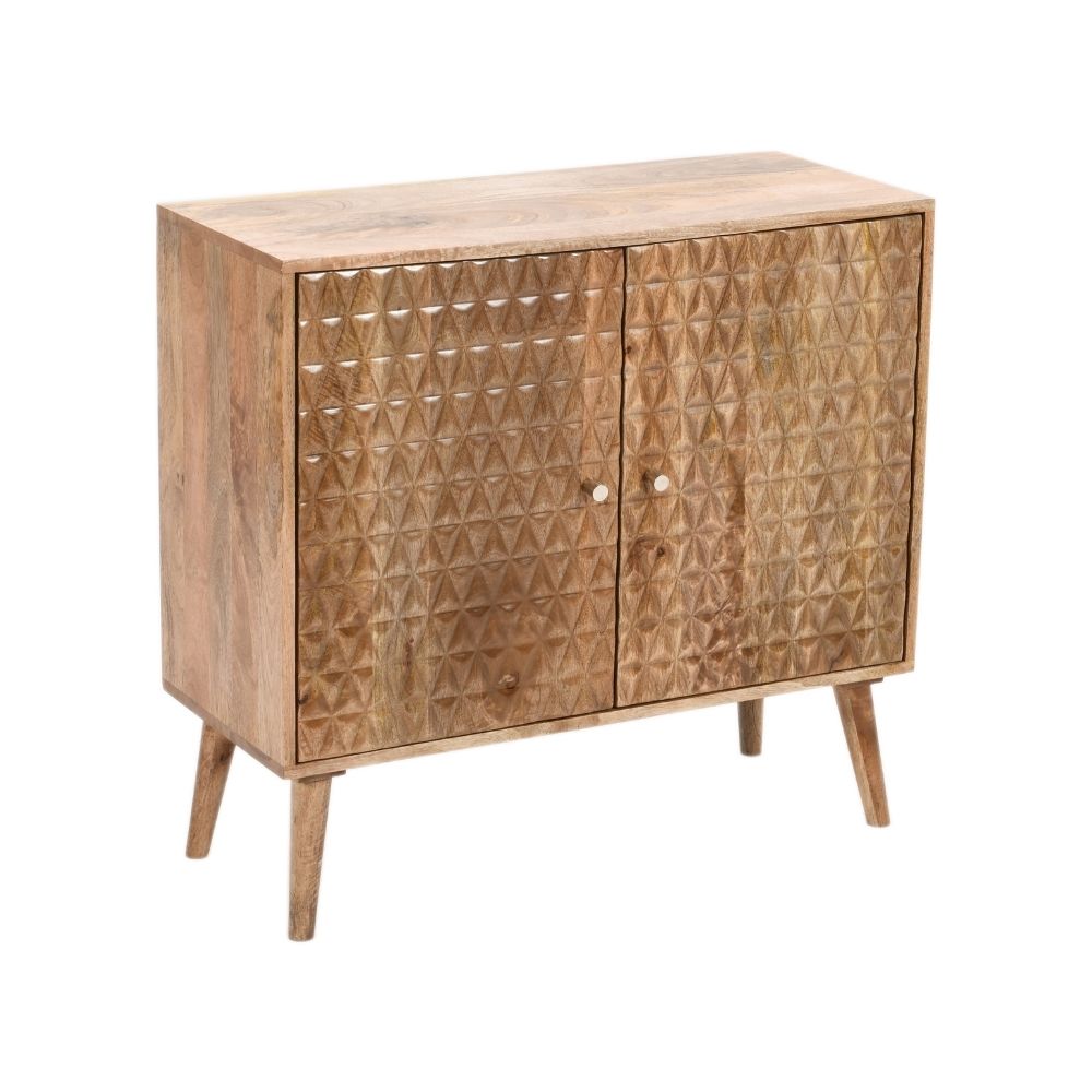 Marlow Light Mango Wood 2 Door Sideboard