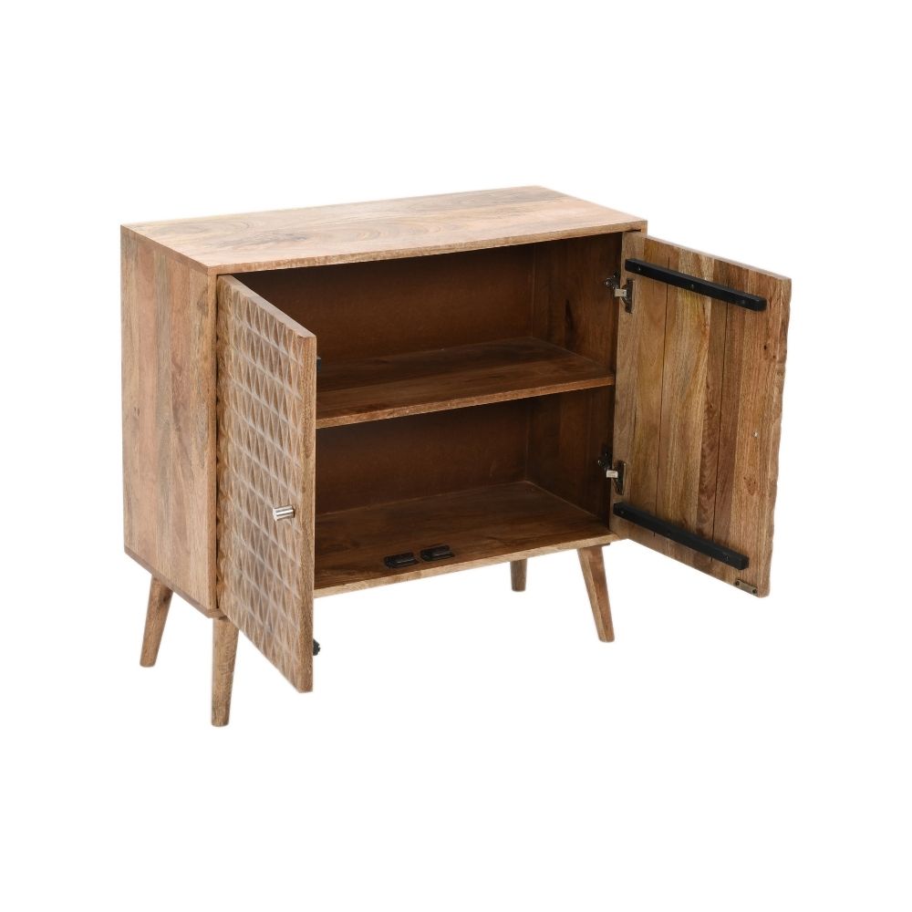 Marlow Light Mango Wood 2 Door Sideboard