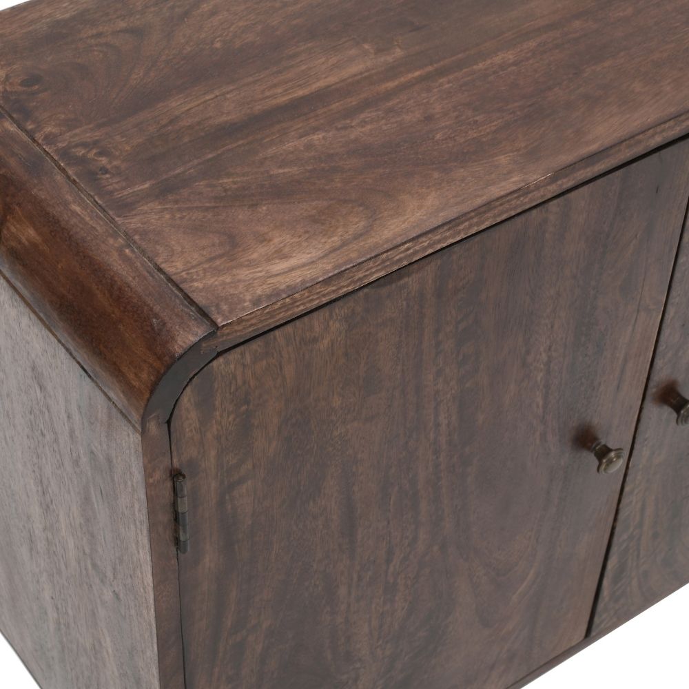 Franklin Dark Mango Wood 2 Door Sideboard