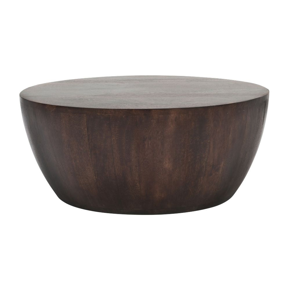 Natural Solid Dark Mango Wood Coffee Table