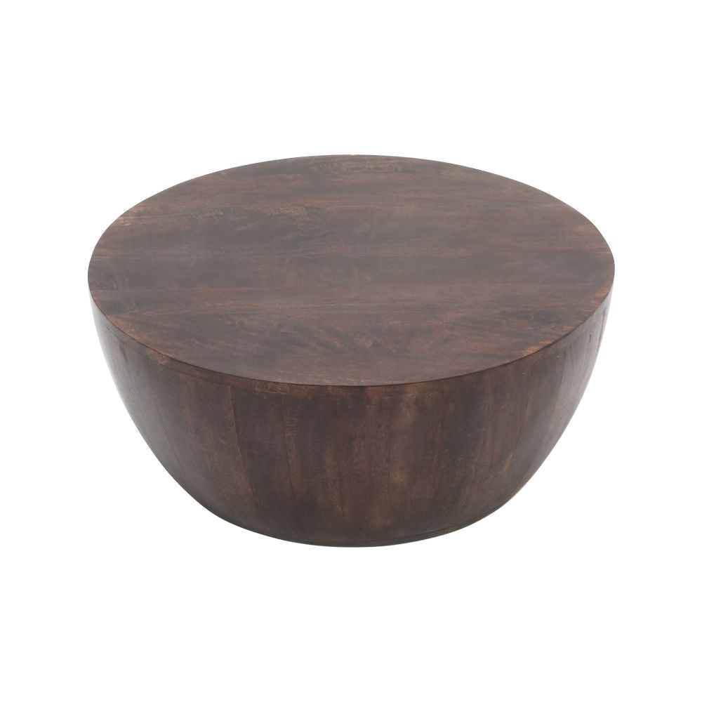 Natural Solid Dark Mango Wood Coffee Table