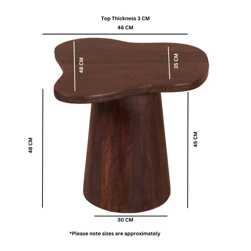 Nolan Solid Wood Side Table