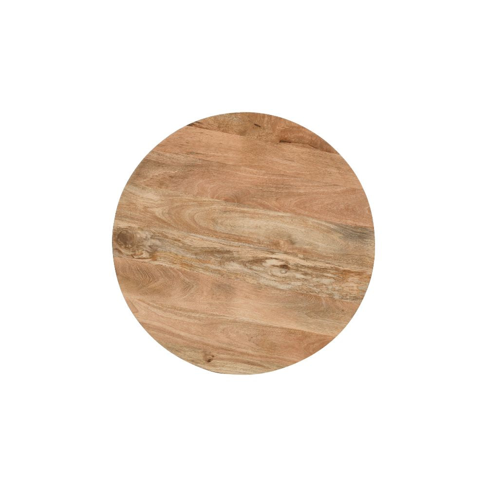 Merlin Mango Wood Pedestal Round Coffee Table