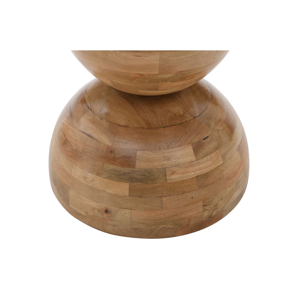 Merlin Mango Wood Round Dining Table 4 Seater