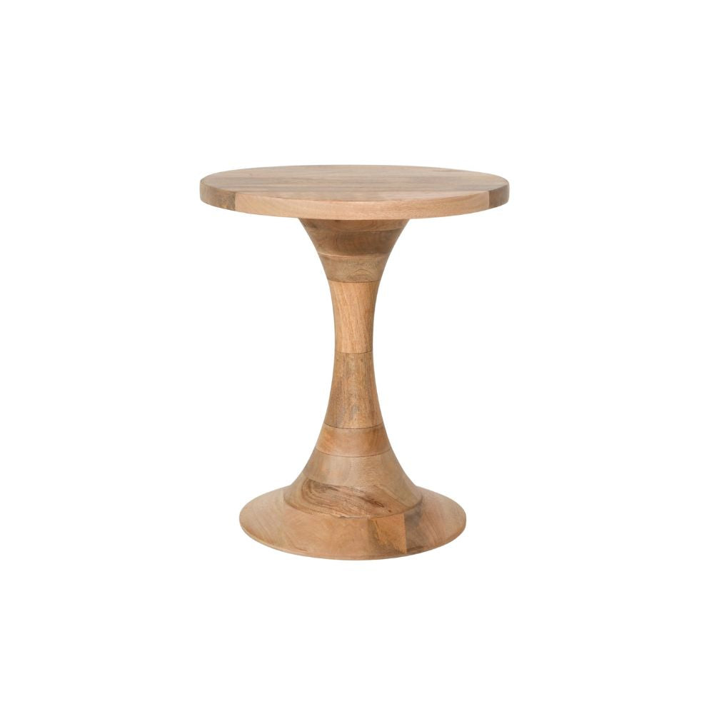 Merlin Mango Wood Round Side Table