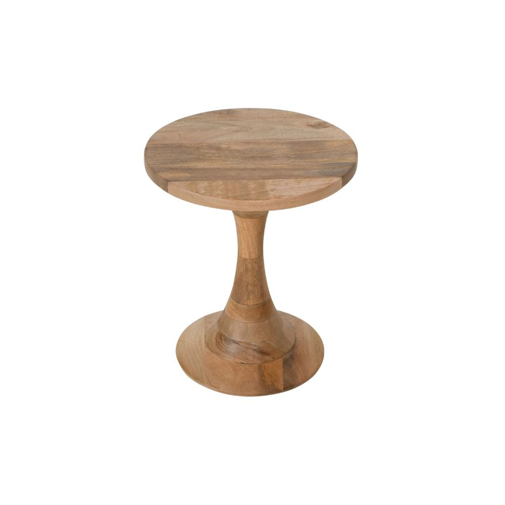Merlin Mango Wood Round Side Table