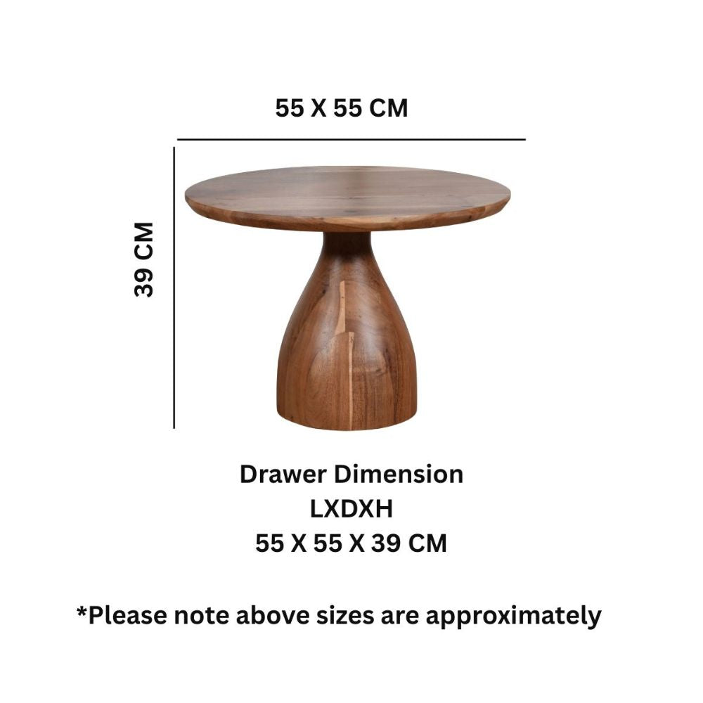 Jaipur Acacia Wood Natural Coffee Table