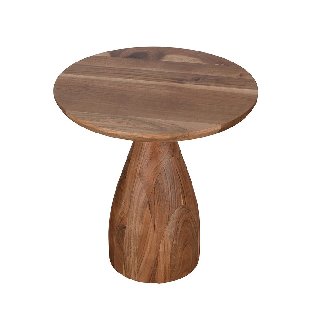 Jaipur Acacia Wood Side Table Big