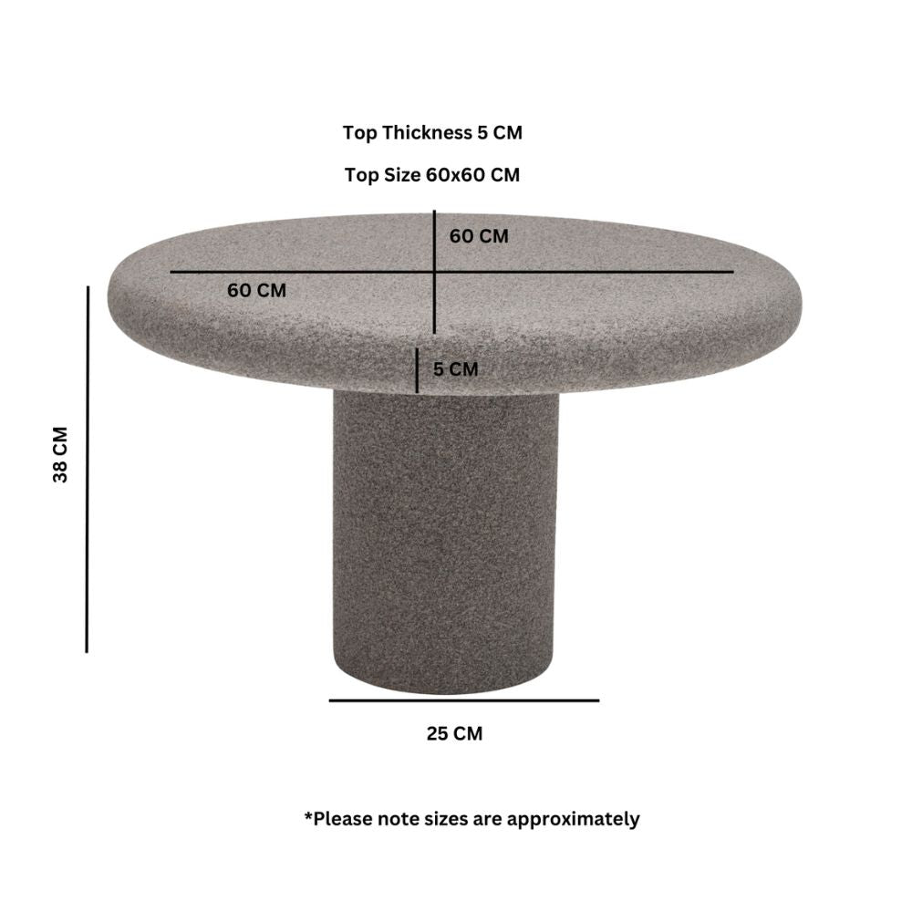 Engineered Wood & Concrete Coffee Table-Grey