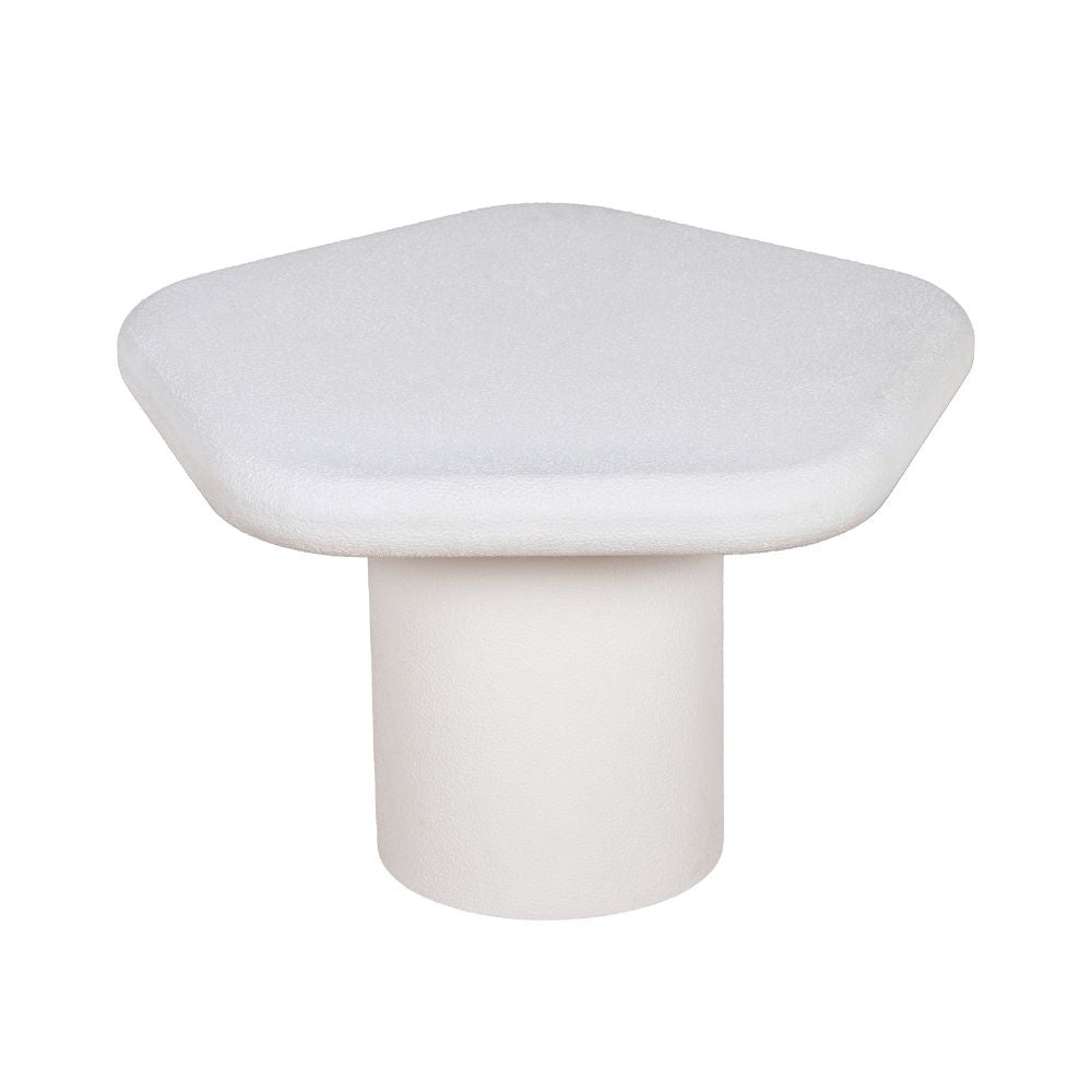 Udaipur Pentagon Coffee Table (White)