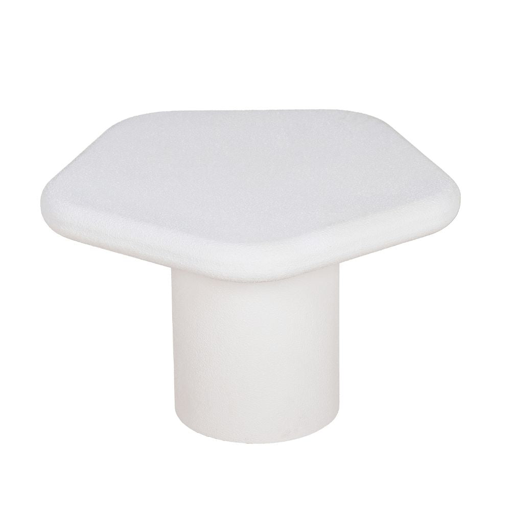 Udaipur Pentagon Coffee Table (White)