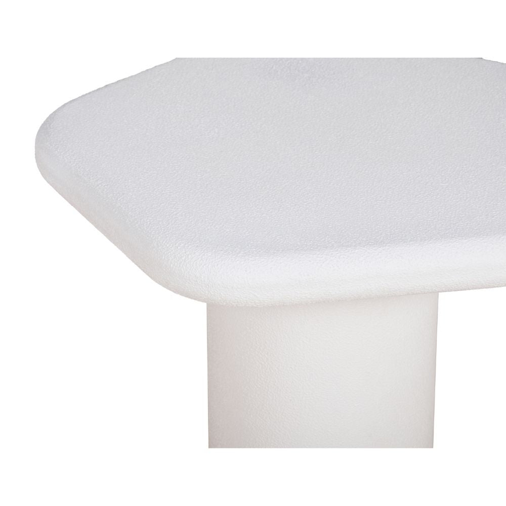 Udaipur Pentagon Coffee Table (White)