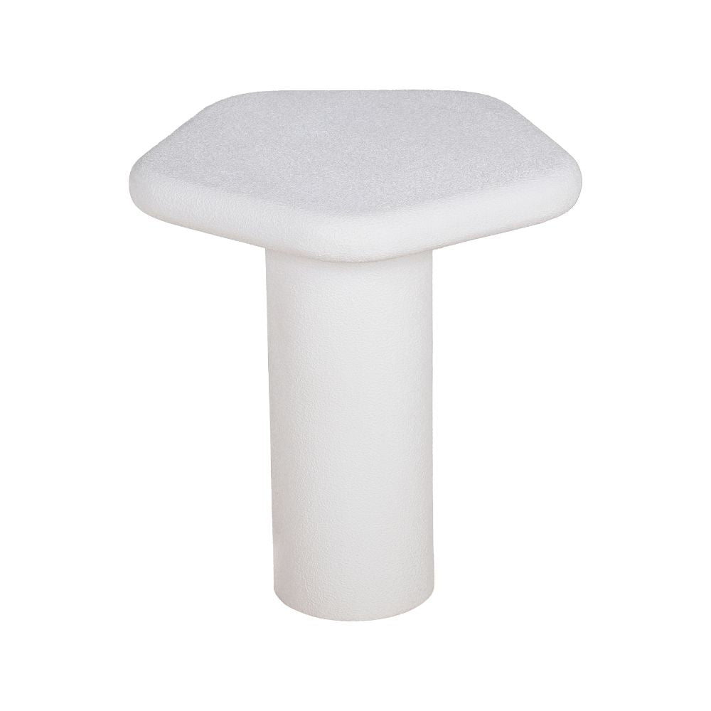Udaipur Pentagon Side Table Big (White)