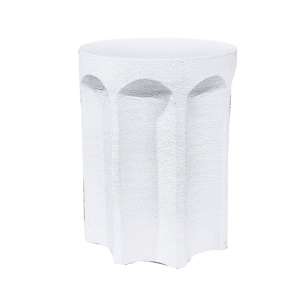 Engineered Wood Side Table - White