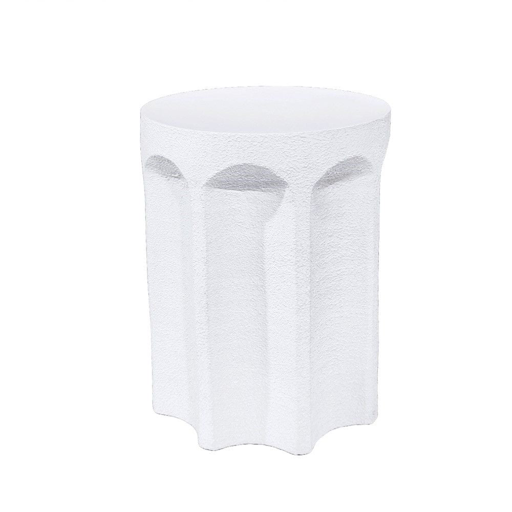 Engineered Wood Side Table - White