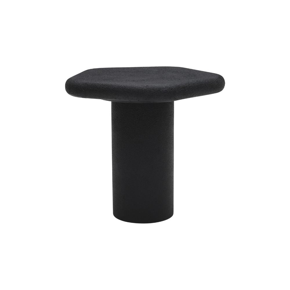 Engineered Wood End Table Small-Black