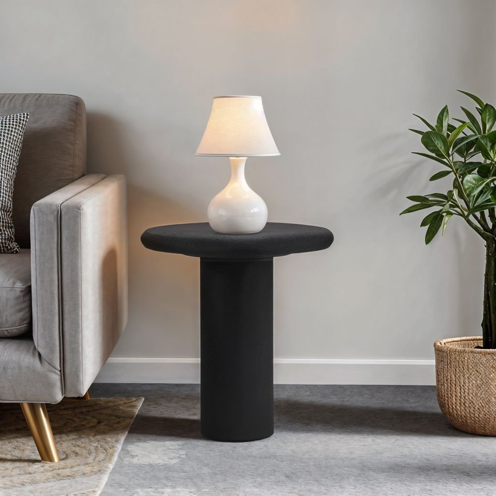 Udaipur Pentagon Side Table (Black)