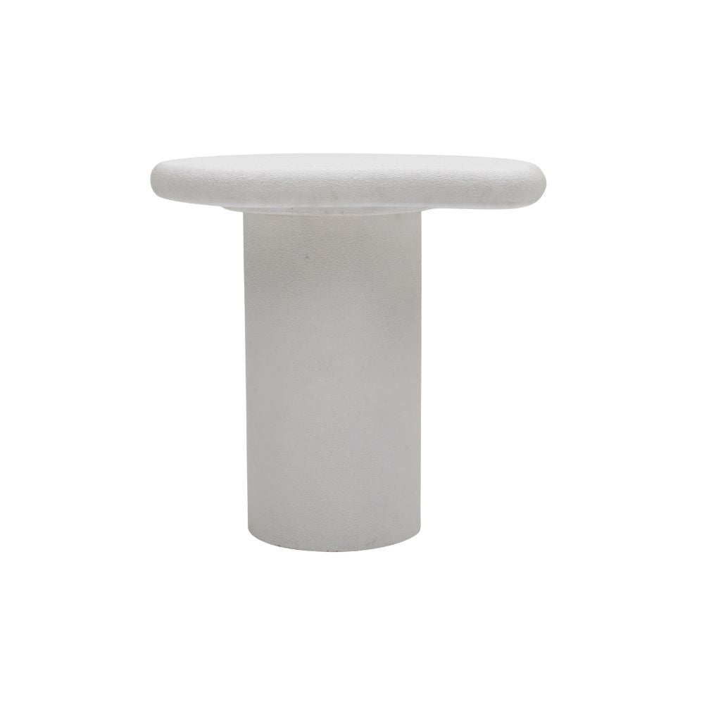 Engineered Wood End Table-Small White