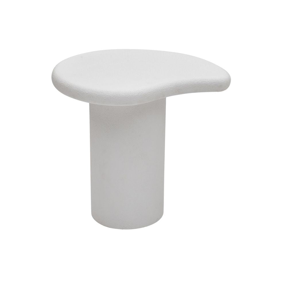 Engineered Wood End Table-Small White