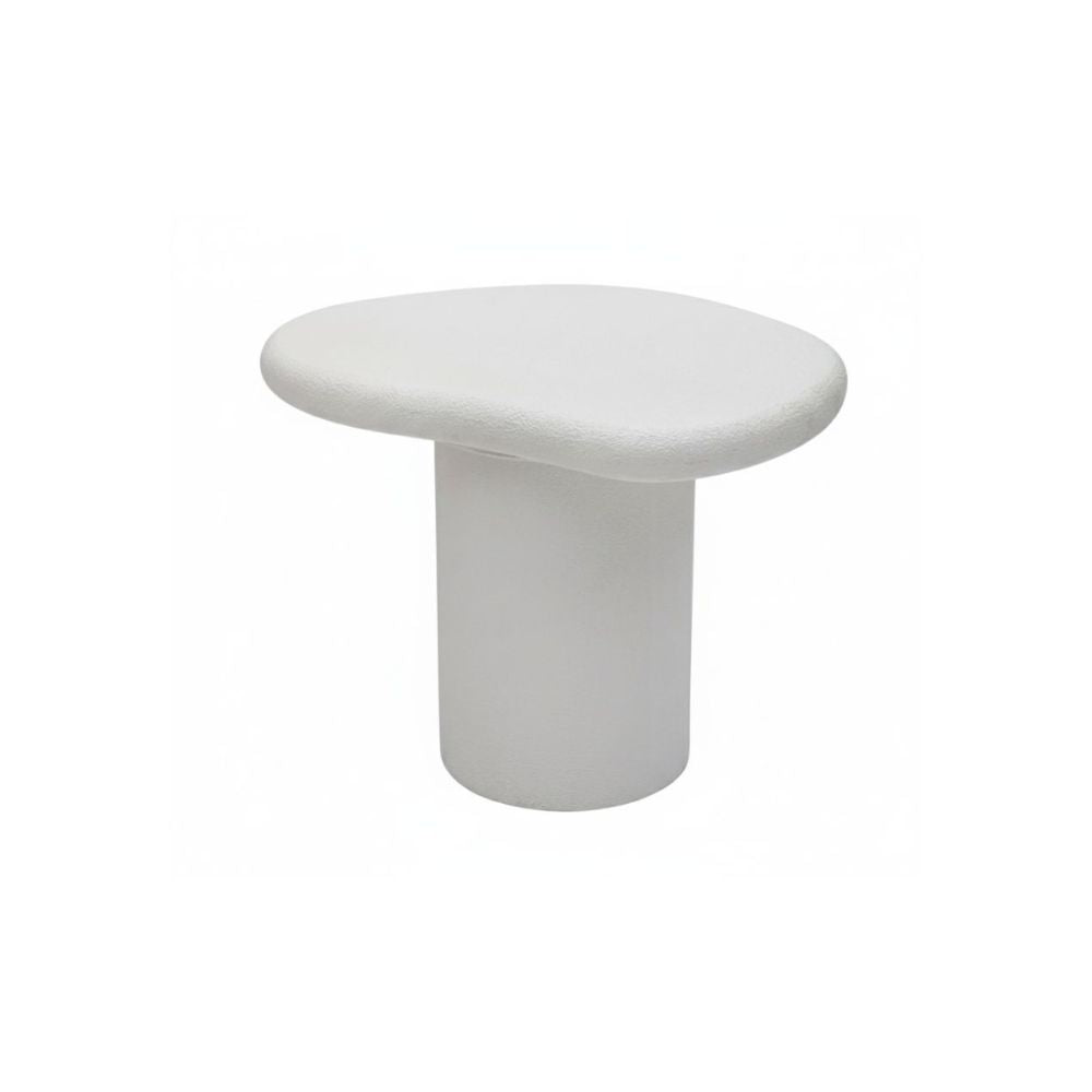 Engineered Wood End Table-Large White