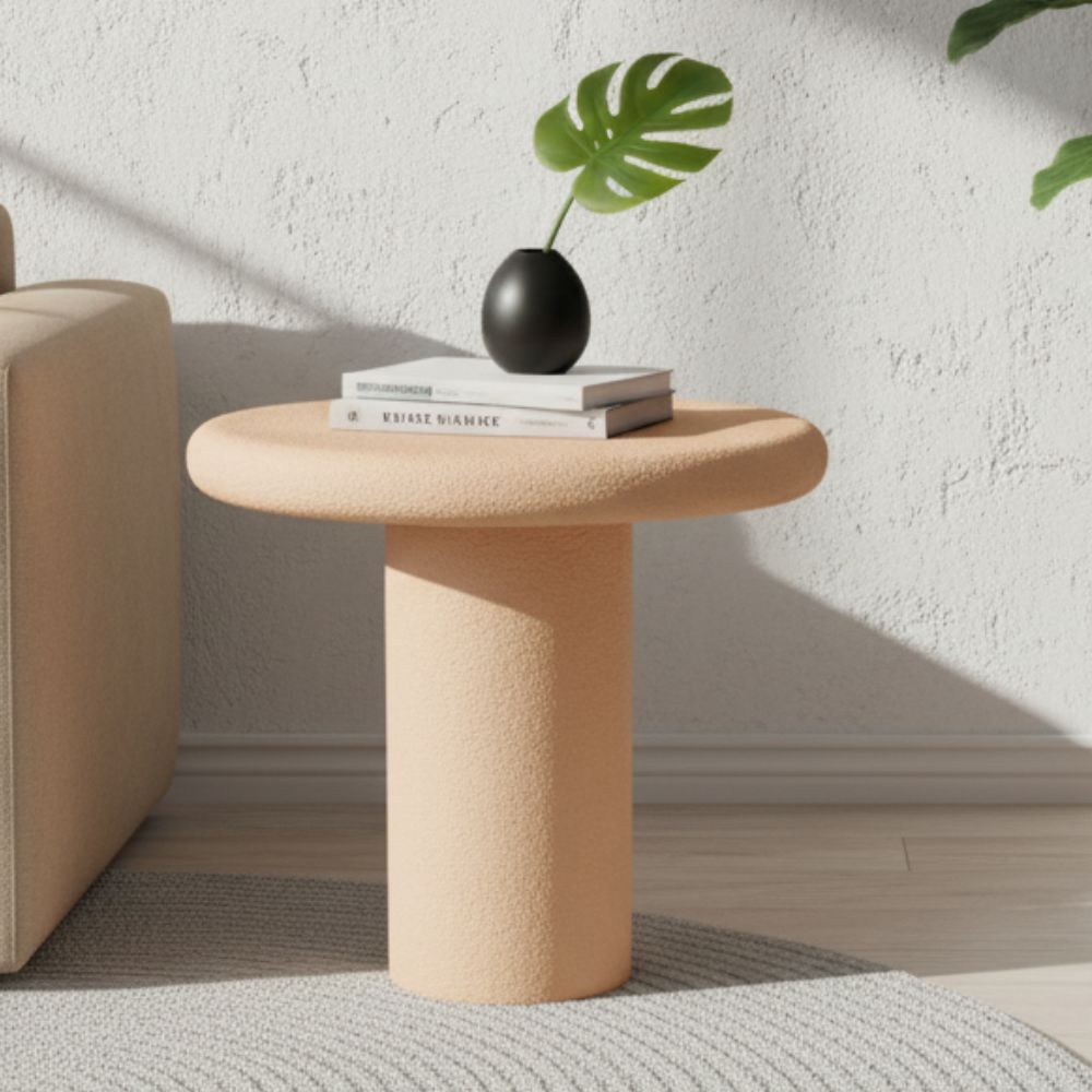 Engineered Wood Round End Table