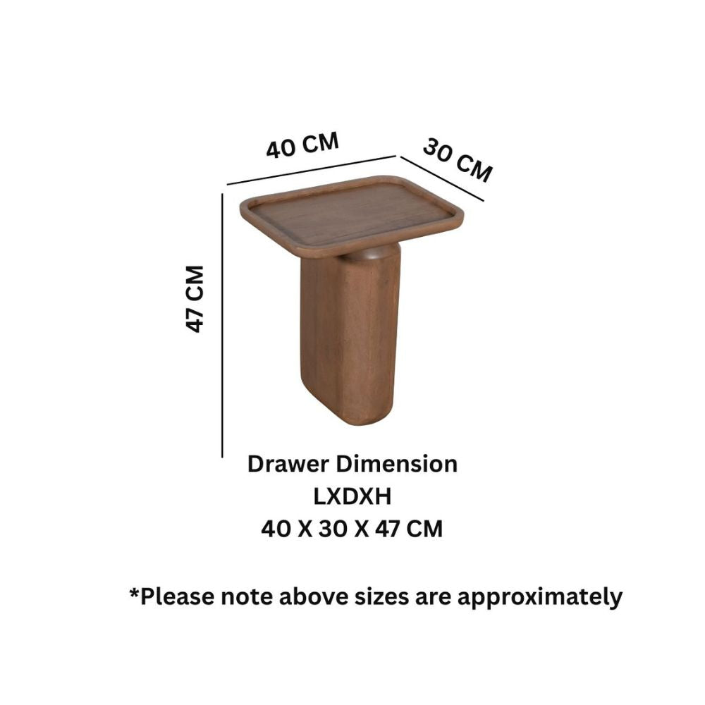 Acacia Wood Nest Of 2 Table