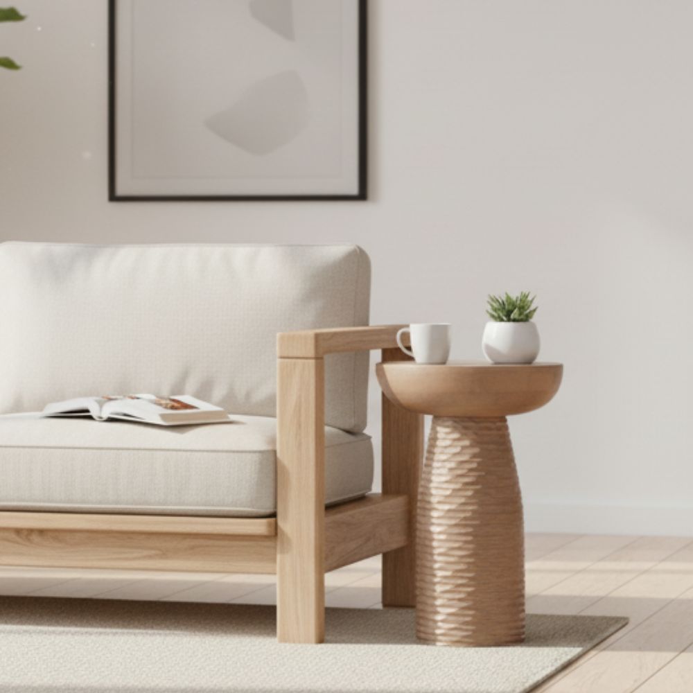 Solid Wooden Side Table