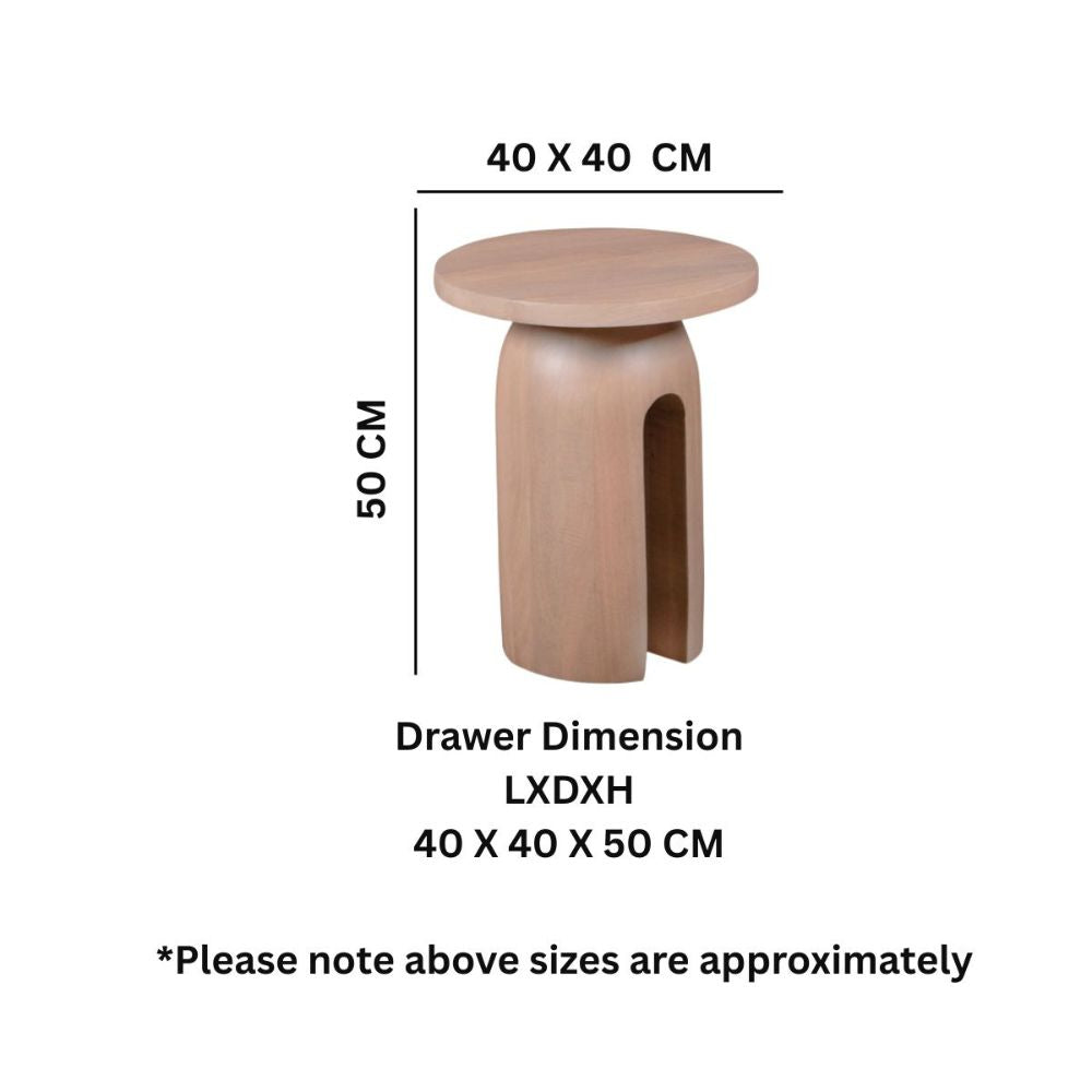 Mango Wood Side Table