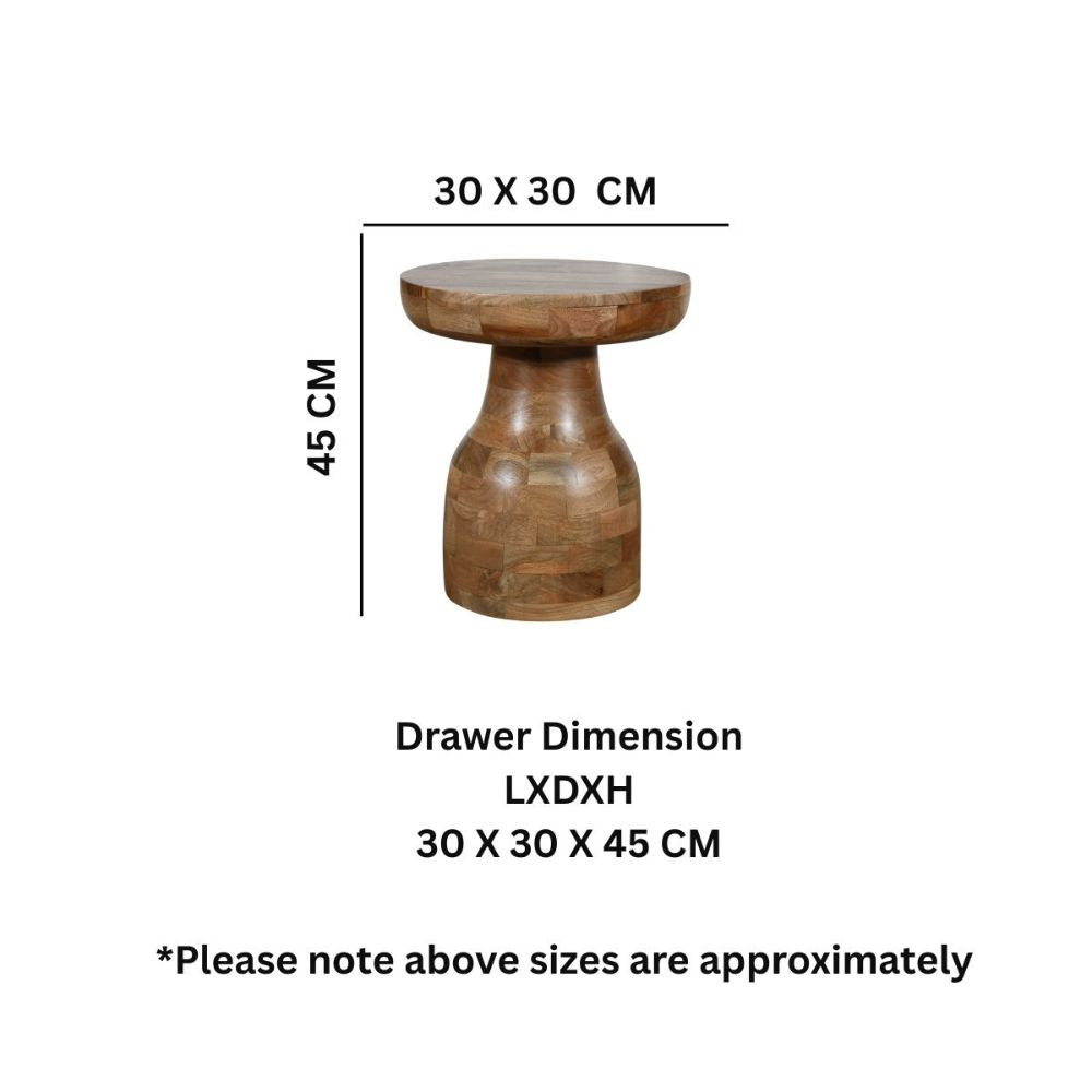 Mango Wood Side Table