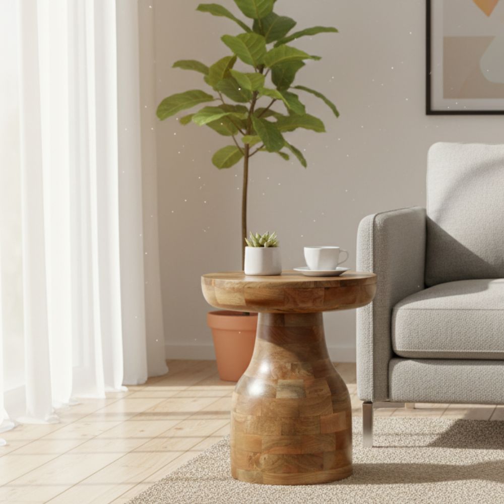 Mango Wood Side Table