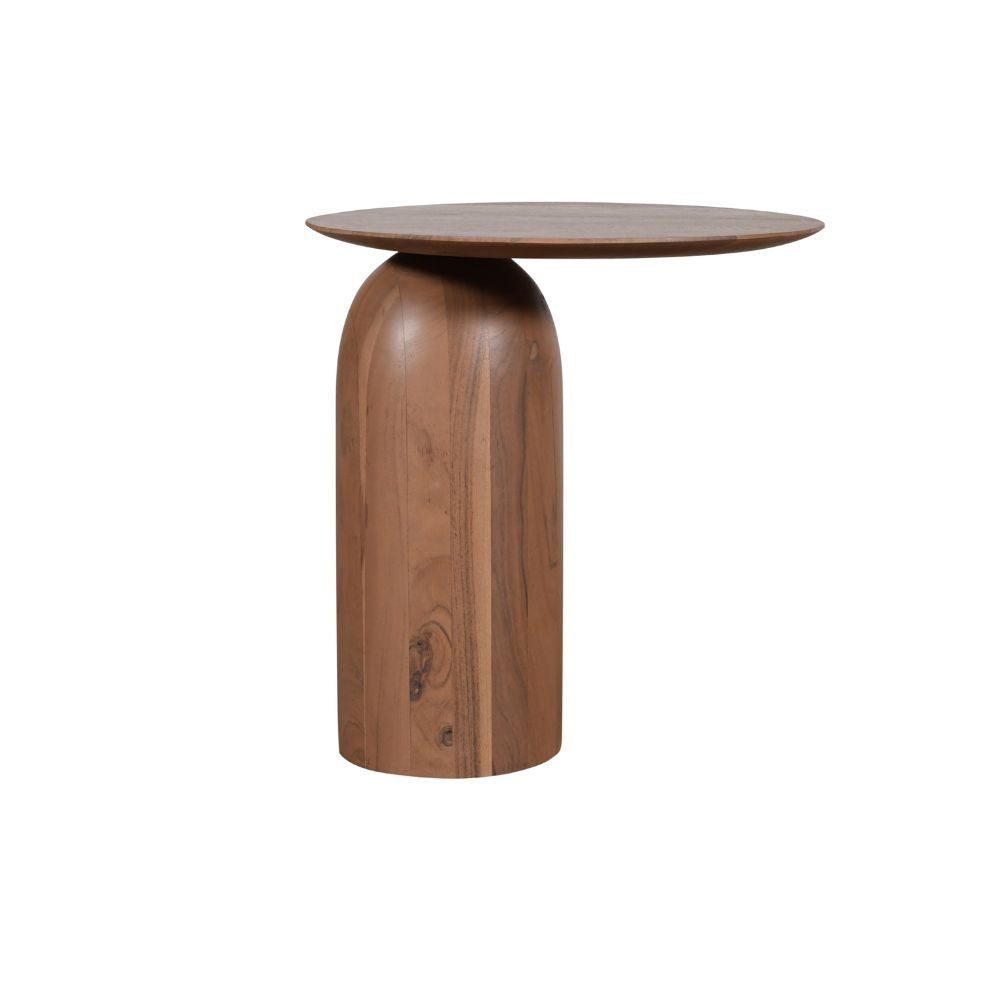Acacia Wood Side Table Big