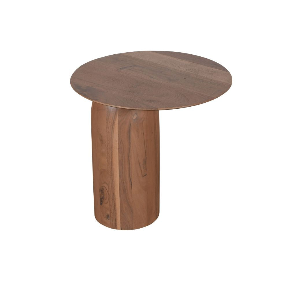 Acacia Wood Side Table Big